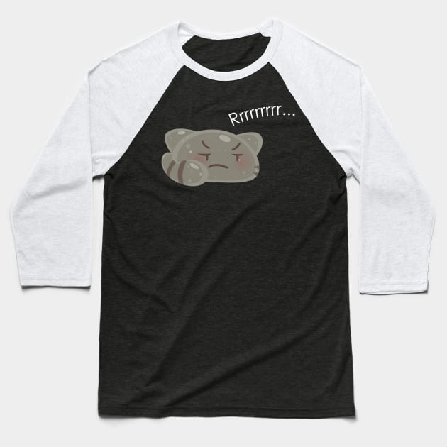 Tabby Slime Grrr Baseball T-Shirt by AeroHail